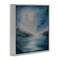 Stupell Industries Blue Hour Abstract Landscape Framed Giclee Wall Art Design by Lydia Orange